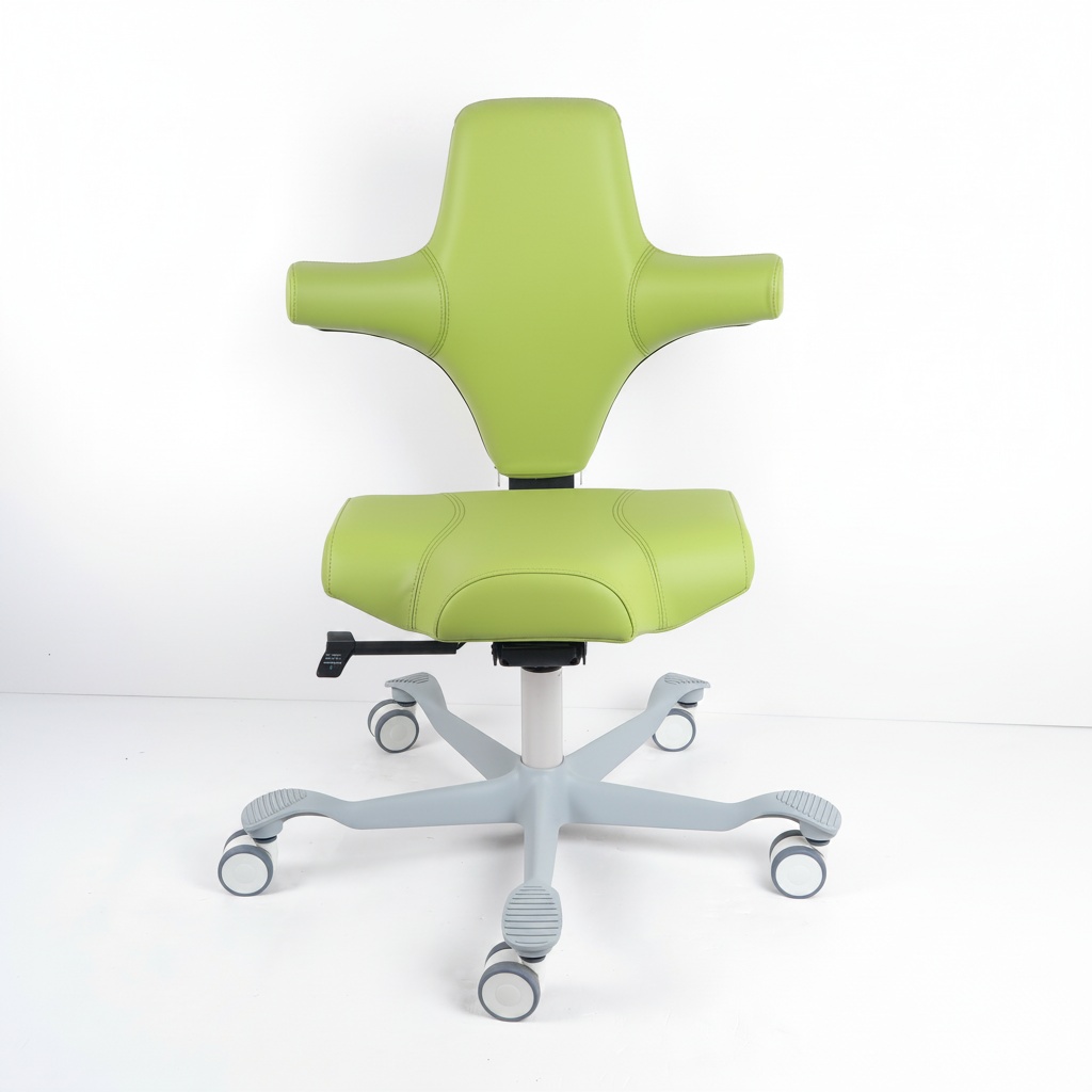 Medical Lab Officer - Cadeira Ergonômica Tipo Sela, Couro PU