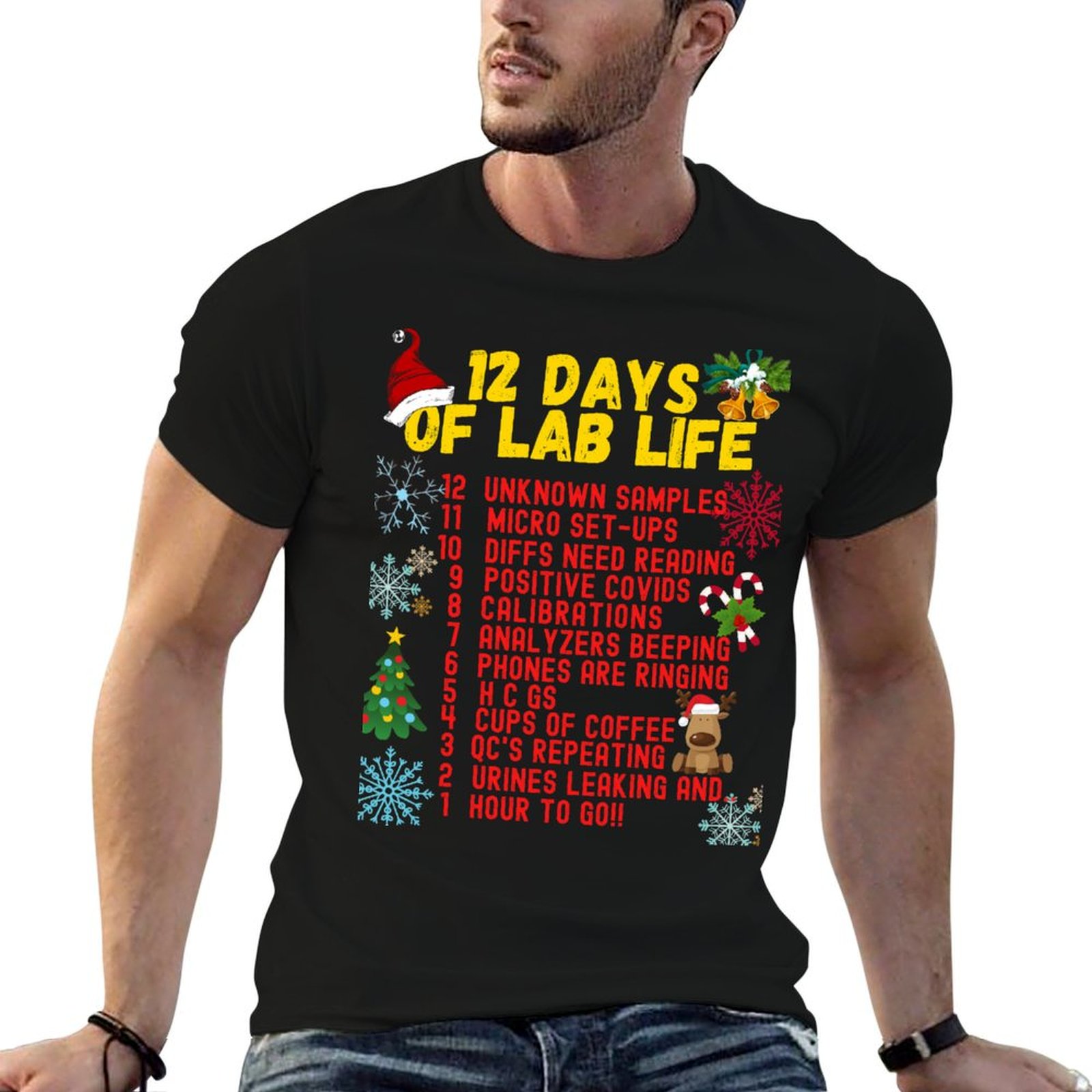 Medical Lab Day - Camiseta 12 DAYS OF LAB LIFE