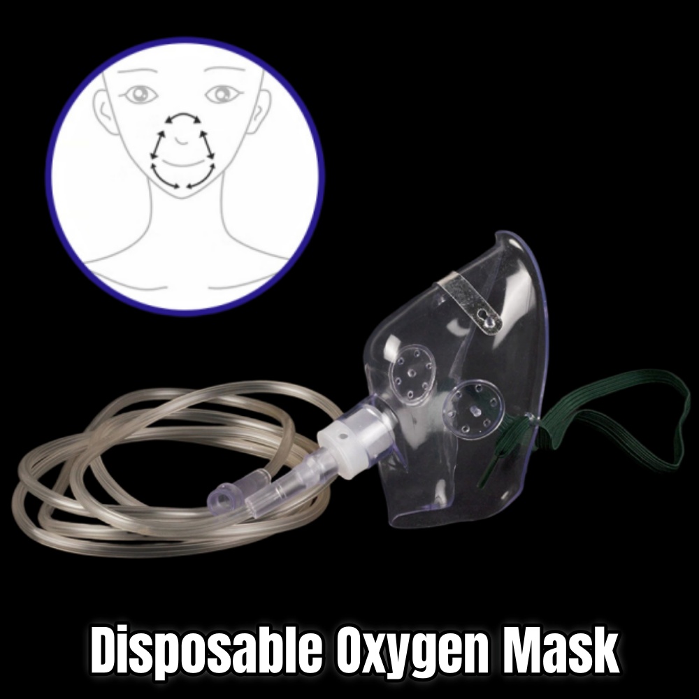 Medical Oxygen Concentrator - 1 conjunto de máscara de atomização