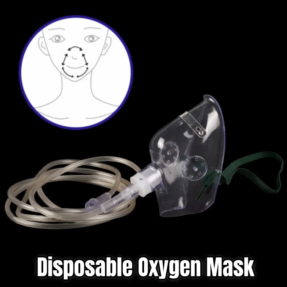 1 conjunto adulto máscara de o - Medical Oxygen Concentrator avaliação e preço