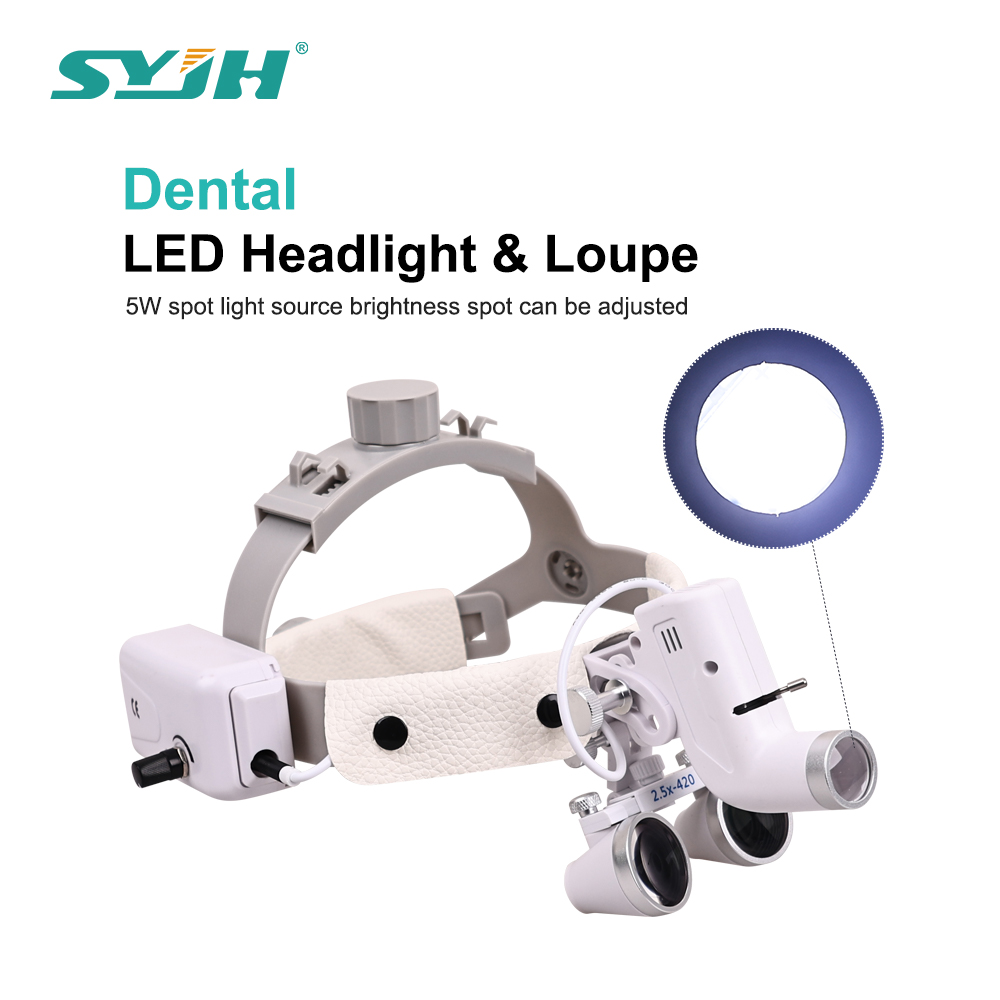 Lupa cirúrgica de luz led dent - Led Medical Headlight avaliação e preço