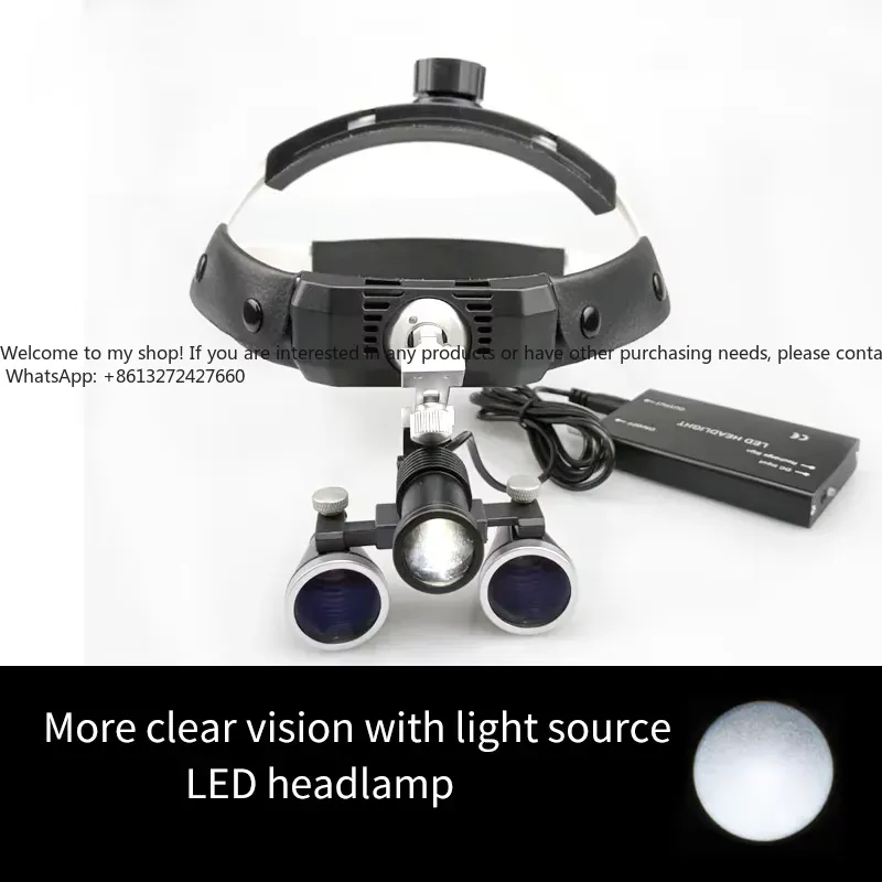 Lupa Binocular de Ampliação 3. - Led Medical Headlight avaliação e preço