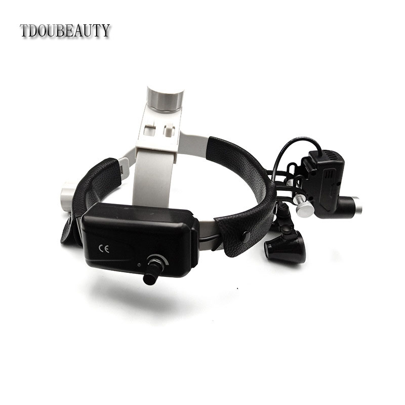 TDOUBEATUY 5W Lupa de farol mé - Led Medical Headlight avaliação e preço