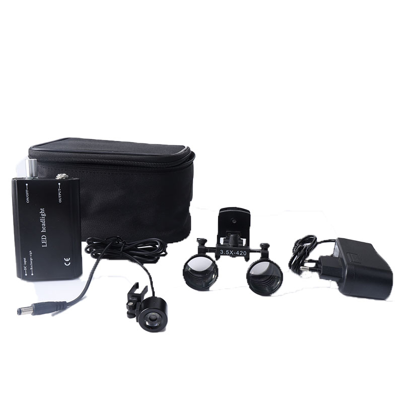 2.5x/3.5x lupas dentárias clip - Led Medical Headlight avaliação e preço