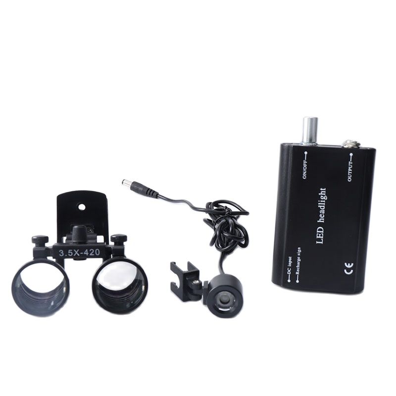 2.5x/3.5x lupas dentárias clip - Led Medical Headlight avaliação e preço