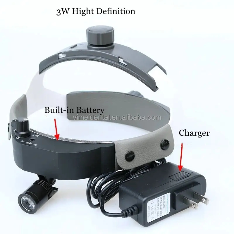 3w médica dental led cabeça lu - Led Medical Headlight avaliação e preço